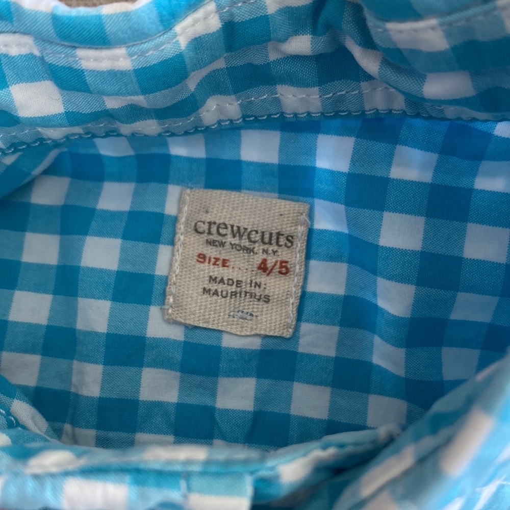 Boys Crewcuts Gingham Button Down Dress Shirts - Set of 2 - Picture 2 of 7